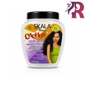 ژل حالت دهنده و ضد حرارت موهای فر اسکالا مدل Cachos Hair Jelly